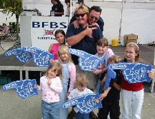 Isn't it rude to point? Neil, Brian and Crew at Warner Bros.