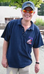 Jamie Gordon chilling in the sunshine...