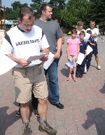 Rehearsals take place for The Jungle Book sketch...