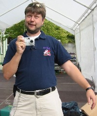 BFBS Engineer Mark Kittan caught mid-shot...