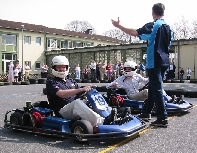 At 1 UKADSR's recent family fun day. Captain Mark Tivvy challenged Neil Carter to a race. Mark cheated, Neil lost :-(