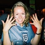 Jennifer - World Cup 2002. I wonder which team she was supporting?