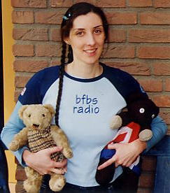 A very talented person - Patricia Schrammen . The person responsible for the cool Xmas card on the left and the RadioMan cartoon story below. Thanks Patricia :-)