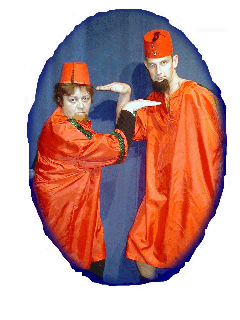 Oshgosh & Baboo (Sandi Kreuse & Jim Sutherland) doing the Bartman !