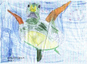 From Holli Sugden, Marlborough School,Osnabr�ck - I think it's a Turtle or James McDonald dancing...